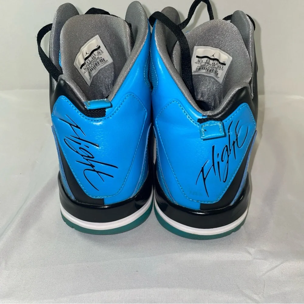 Jordan Flight Club 91 Blue Black White Mens Basketball Shoes‎ Size 10.5